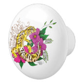 Leopard Yellow Gecko Green Keramikknauf (Rechts)