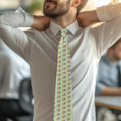 Leopard Yellow Gecko Green Krawatte