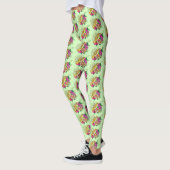 Leopard Yellow Gecko Green Leggings (Links)