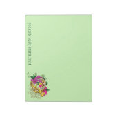 Leopard Yellow Gecko Green Notizblock (Rotiert)