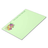 Leopard Yellow Gecko Green Notizblock (angewinkelt)