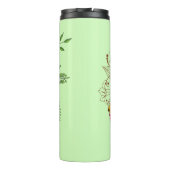 Leopard Yellow Gecko Green Thermosbecher (Rückseite)