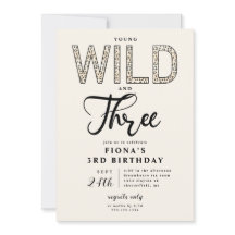 Leopard Young Wild Three Geburtstag