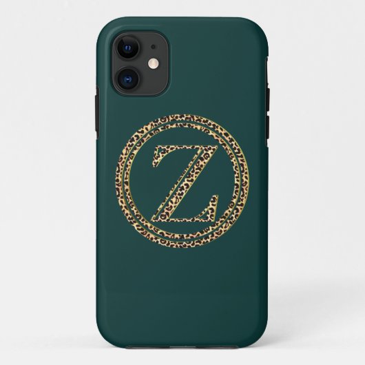 Leopard Z Case-Mate iPhone Hülle (Rückseite)