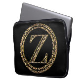 Leopard Z Laptopschutzhülle (Vorderseite Links)