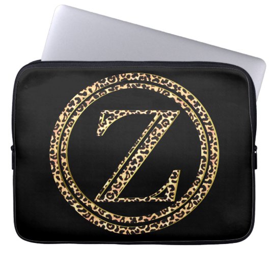 Leopard Z Laptopschutzhülle (Vorderseite)