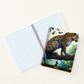Leopard Zeal: Lebhafte Dschungel-Muster Notizblock (Innenseite)