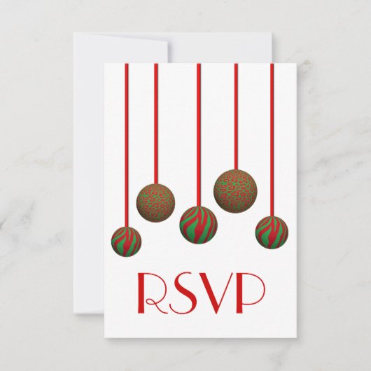 Leopard Zebra Einladung (Vorderseite)