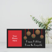 Leopard Zebra Feiertagskarte (Stehend Vorderseite)