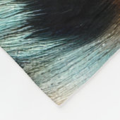 Leopard Zeichnend Hard Pastel Fleecedecke (Ecke)