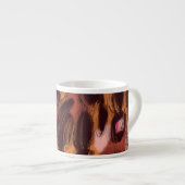 Leopard zeigt afrikanisches Tiermuster Espressotasse (Vorderseite Rechts)