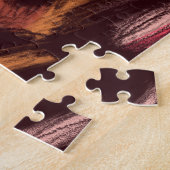 Leopard zeigt afrikanisches Tiermuster Puzzle (Seite)