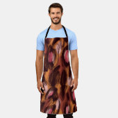 Leopard zeigt afrikanisches Tiermuster Schürze (Getragen)