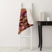 Leopard zeigt afrikanisches Tiermuster Sherpadecke (Beispiel)