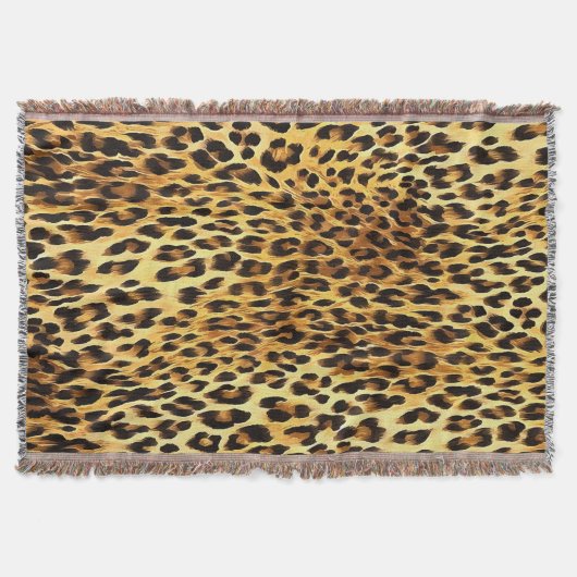 Leopard zeigt Camouflage-Mustermalerei Decke (Vorderseite)