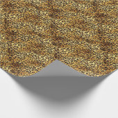 Leopard zeigt Camouflage-Mustermalerei Geschenkpapier (Ecke)