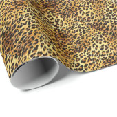 Leopard zeigt Camouflage-Mustermalerei Geschenkpapier (Rolleneckpunkt)