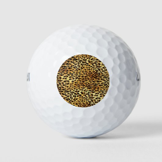 Leopard zeigt Camouflage-Mustermalerei Golfball (Vorderseite)