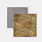 Leopard zeigt Camouflage-Mustermalerei Magnet (Vorderseite/Rückseite)