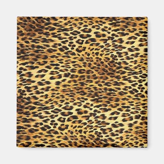 Leopard zeigt Camouflage-Mustermalerei Magnet (Vorne)