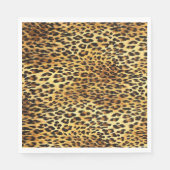 Leopard zeigt Camouflage-Mustermalerei Serviette (Vorderseite)