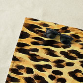 Leopard zeigt Camouflage-Mustermalerei Strandtuch (Beispiel)