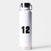 Leopard-Zuhause-Mama für Softball Trinkflasche (Rückseite)