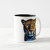 Leopard Zweifarbige Tasse (VorderseiteRechts)