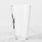 Leopardabdruck Glas (Links)