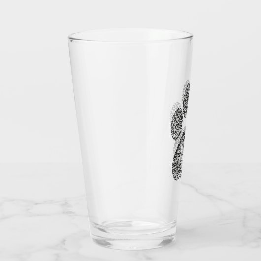 Leopardabdruck Glas (Rechts)