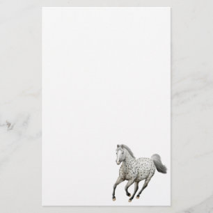 Leopardappaloosa-Pferdebriefpapier Briefpapier