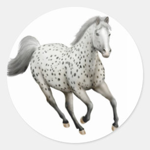 Leopardappaloosa-Pferdegaloppierender Aufkleber