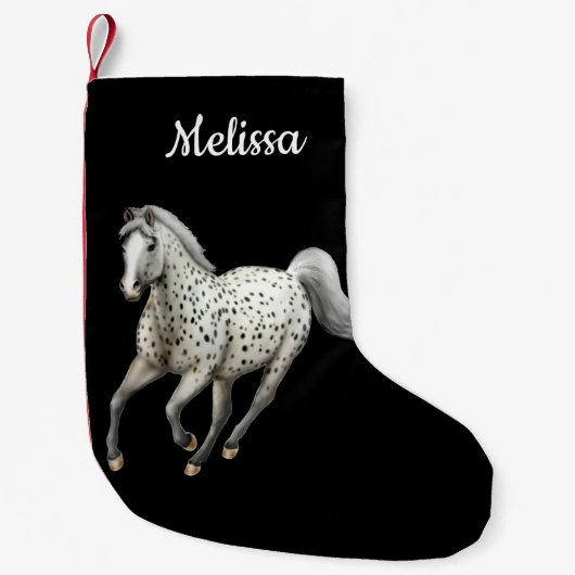 Leopardappaloosa-PferdeweihnachtsStrumpf Kleiner Weihnachtsstrumpf (Vorderseite)