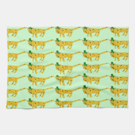 Leopardchauns Geschirrtuch