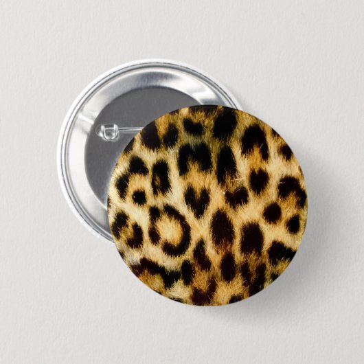 Leoparddruck Button (Vorne & Hinten)