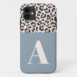 Leoparddruck Ersttypografie fett moderner Chic Case-Mate iPhone Hülle