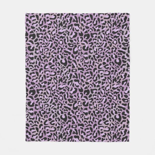 Leoparddruck Fleecedecke (Vorderseite)