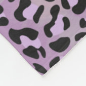 Leoparddruck Fleecedecke (Ecke)