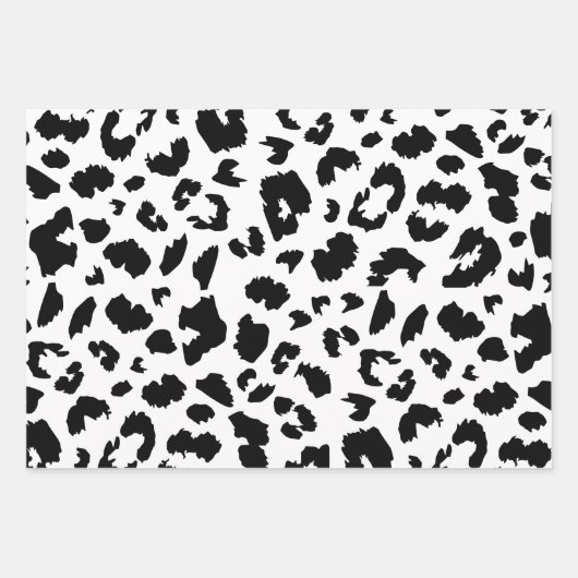 Leoparddruck Geschenkpapier Set (Vorderseite 2)