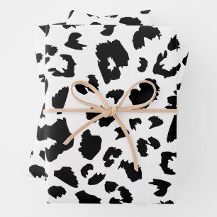 Leoparddruck Geschenkpapier Set