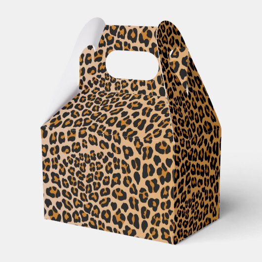 Leoparddruck Geschenkschachtel (Rückseite)