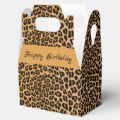 Leoparddruck Geschenkschachtel (Geöffnet)