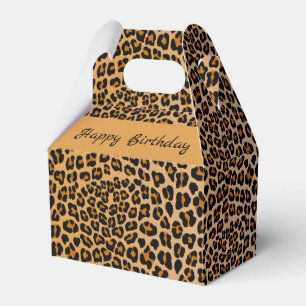 Leoparddruck Geschenkschachtel