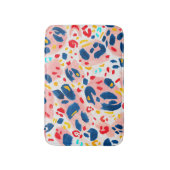 Leoparddruck: handbemalte Wasserfarbe. Badematte (Vorderseite Vertikal)