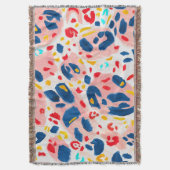 Leoparddruck: handbemalte Wasserfarbe. Decke (Vorderseite Vertikal)