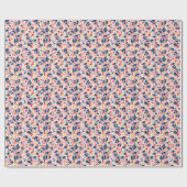 Leoparddruck: handbemalte Wasserfarbe. Geschenkpapier (Flach)