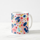 Leoparddruck: handbemalte Wasserfarbe. Kaffeetasse (VorderseiteRechts)