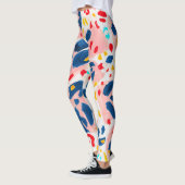 Leoparddruck: handbemalte Wasserfarbe. Leggings (Links)