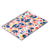 Leoparddruck: handbemalte Wasserfarbe. Notizblock (Linke Seite)