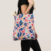 Leoparddruck: handbemalte Wasserfarbe. Tasche (Von Nahem)